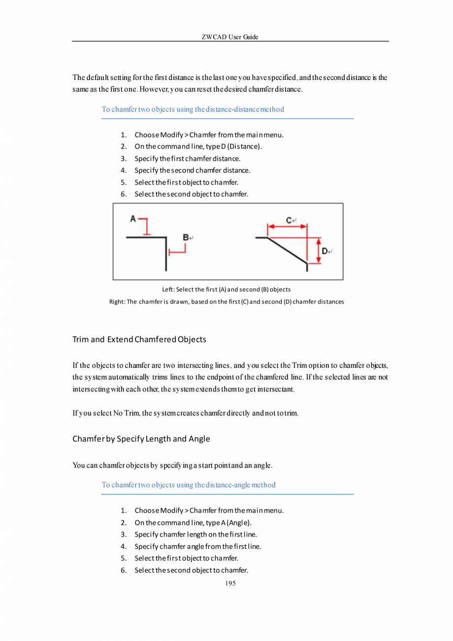 Pagina 195-ZWCAD User Guide manual ZWCAD Standard 2024, Professional 2024 Instructiuni montaj, utilizare...