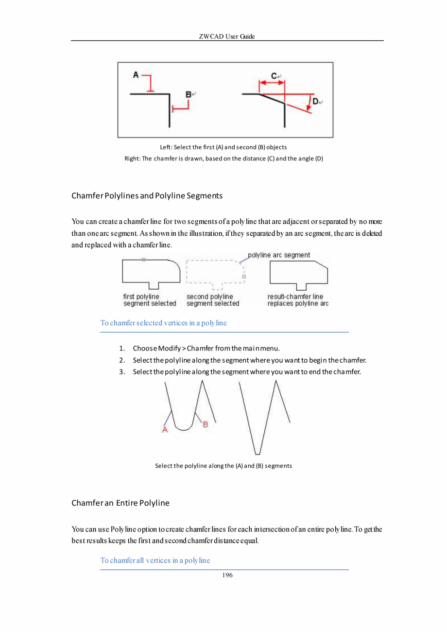 Pagina 196-ZWCAD User Guide manual ZWCAD Standard 2024, Professional 2024 Instructiuni montaj, utilizare...