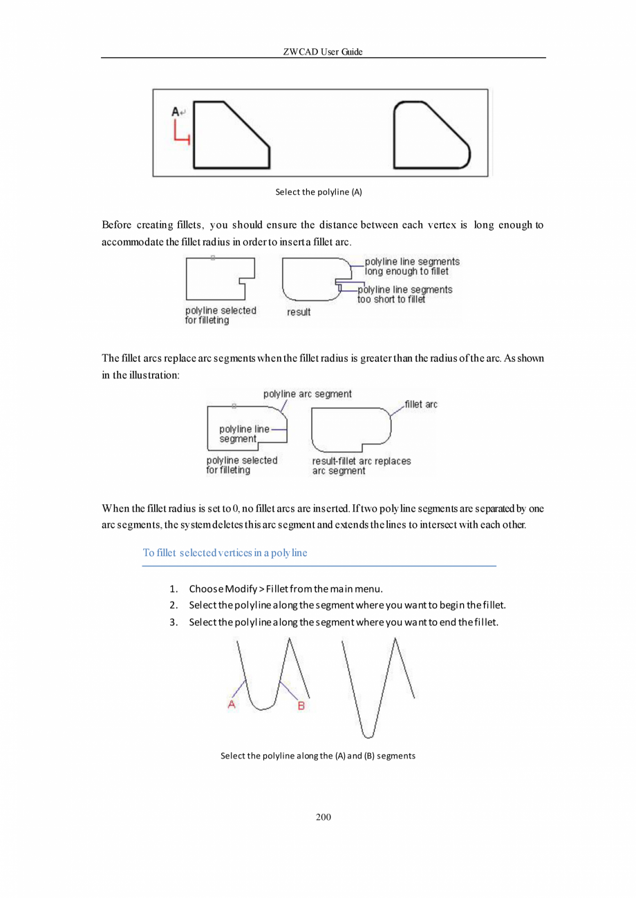 Pagina 200-ZWCAD User Guide manual ZWCAD Standard 2024, Professional 2024 Instructiuni montaj, utilizare...