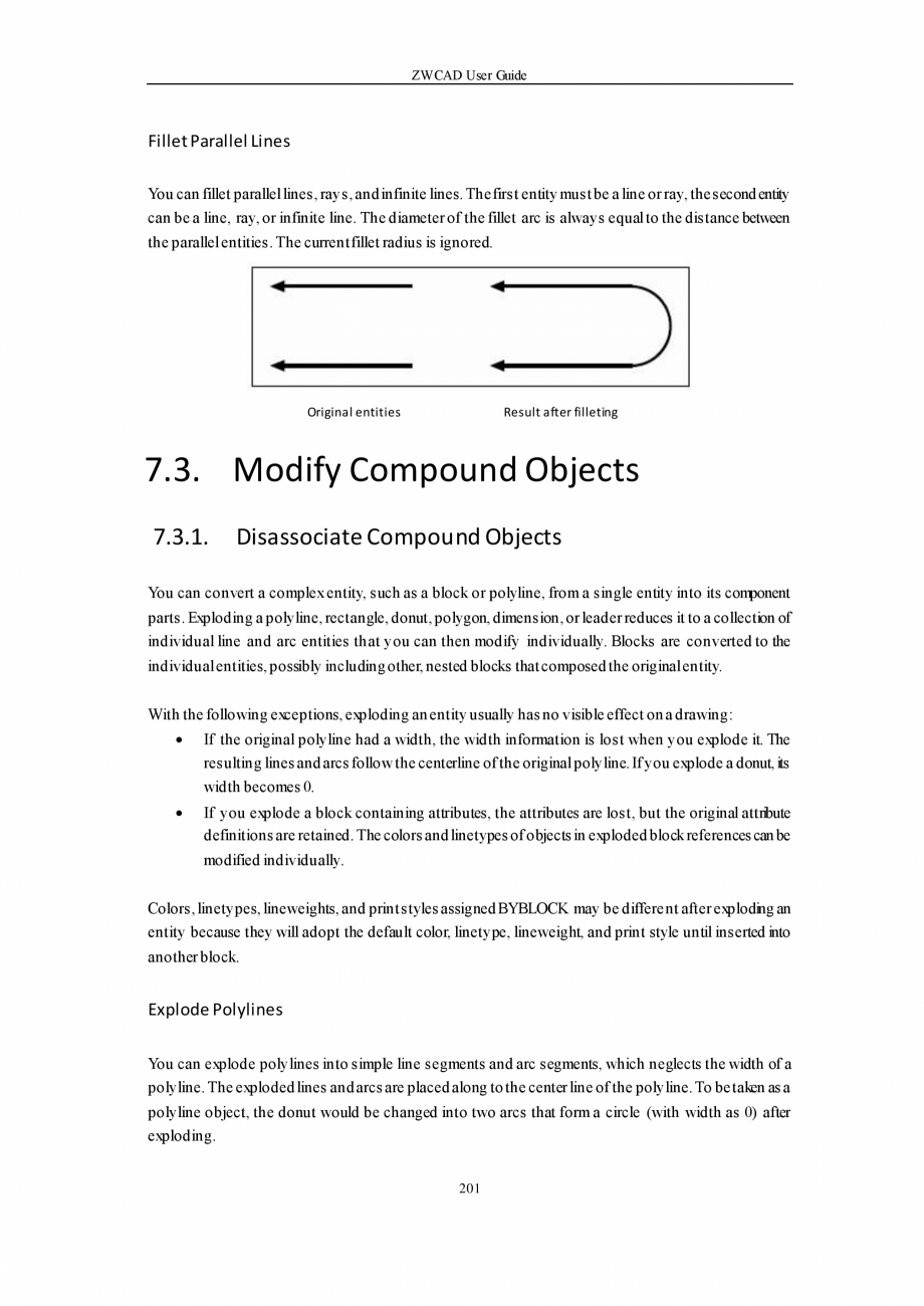 Pagina 201-ZWCAD User Guide manual ZWCAD Standard 2024, Professional 2024 Instructiuni montaj, utilizare...