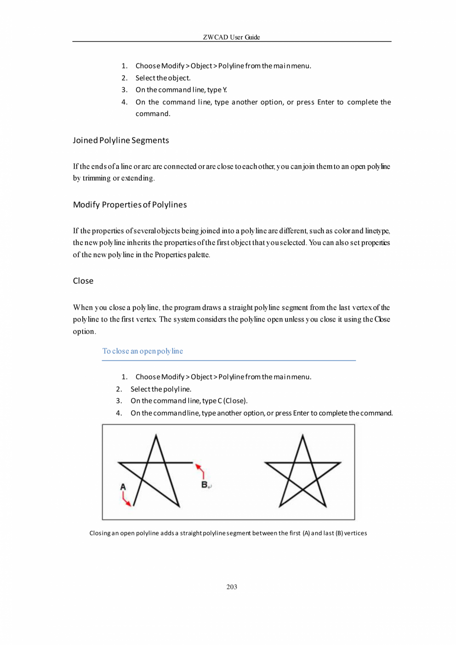 Pagina 203-ZWCAD User Guide manual ZWCAD Standard 2024, Professional 2024 Instructiuni montaj, utilizare...