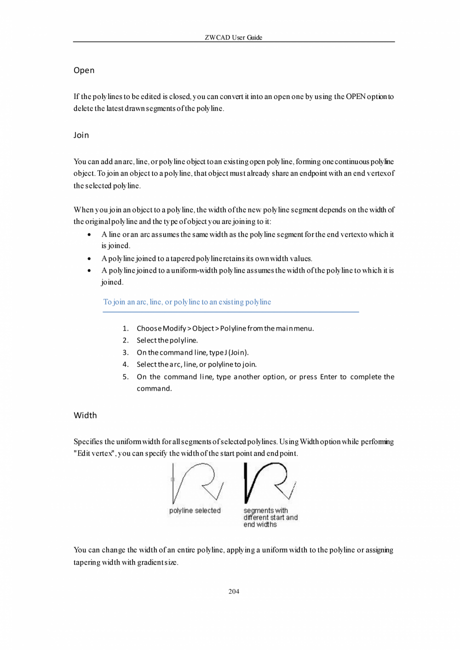 Pagina 204-ZWCAD User Guide manual ZWCAD Standard 2024, Professional 2024 Instructiuni montaj, utilizare...