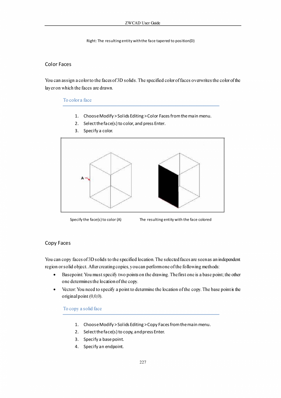 Pagina 227-ZWCAD User Guide manual ZWCAD Standard 2024, Professional 2024 Instructiuni montaj, utilizare...