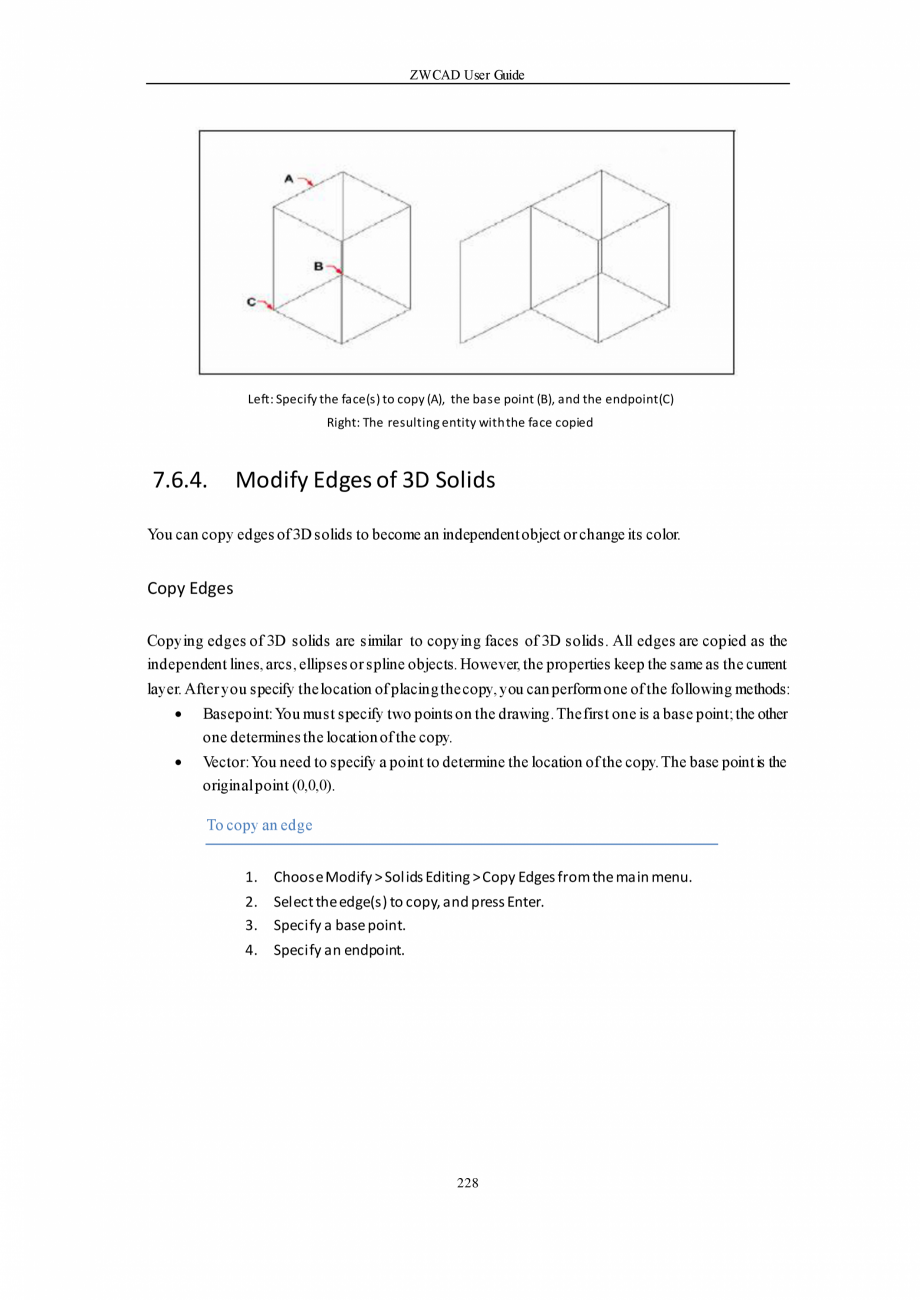 Pagina 228-ZWCAD User Guide manual ZWCAD Standard 2024, Professional 2024 Instructiuni montaj, utilizare...