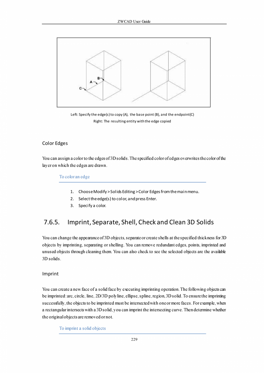Pagina 229-ZWCAD User Guide manual ZWCAD Standard 2024, Professional 2024 Instructiuni montaj, utilizare...