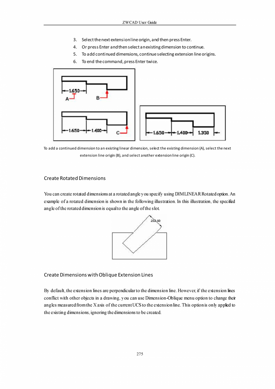 Pagina 275-ZWCAD User Guide manual ZWCAD Standard 2024, Professional 2024 Instructiuni montaj, utilizare...