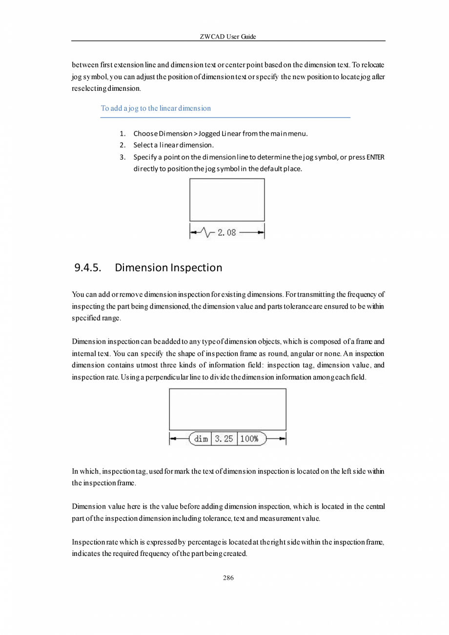 Pagina 286-ZWCAD User Guide manual ZWCAD Standard 2024, Professional 2024 Instructiuni montaj, utilizare...