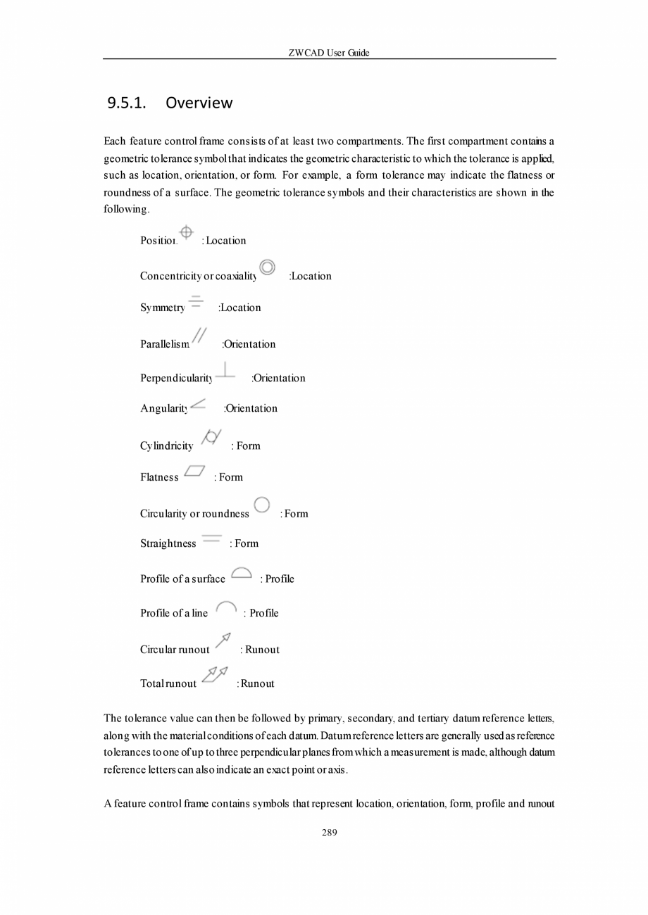 Pagina 289-ZWCAD User Guide manual ZWCAD Standard 2024, Professional 2024 Instructiuni montaj, utilizare...