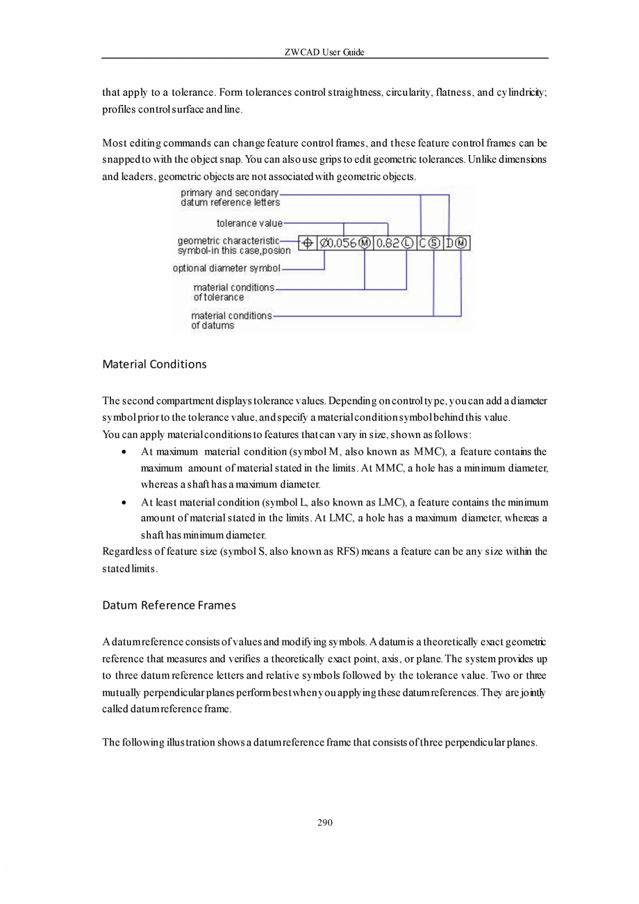 Pagina 290-ZWCAD User Guide manual ZWCAD Standard 2024, Professional 2024 Instructiuni montaj, utilizare...