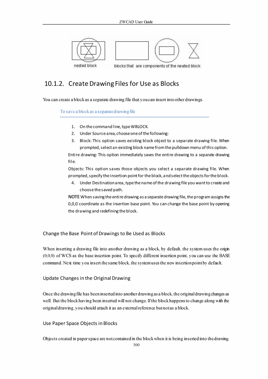 Pagina 300-ZWCAD User Guide manual ZWCAD Standard 2024, Professional 2024 Instructiuni montaj, utilizare...