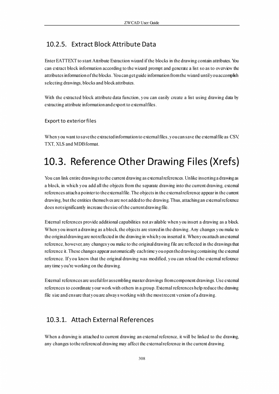 Pagina 308-ZWCAD User Guide manual ZWCAD Standard 2024, Professional 2024 Instructiuni montaj, utilizare...