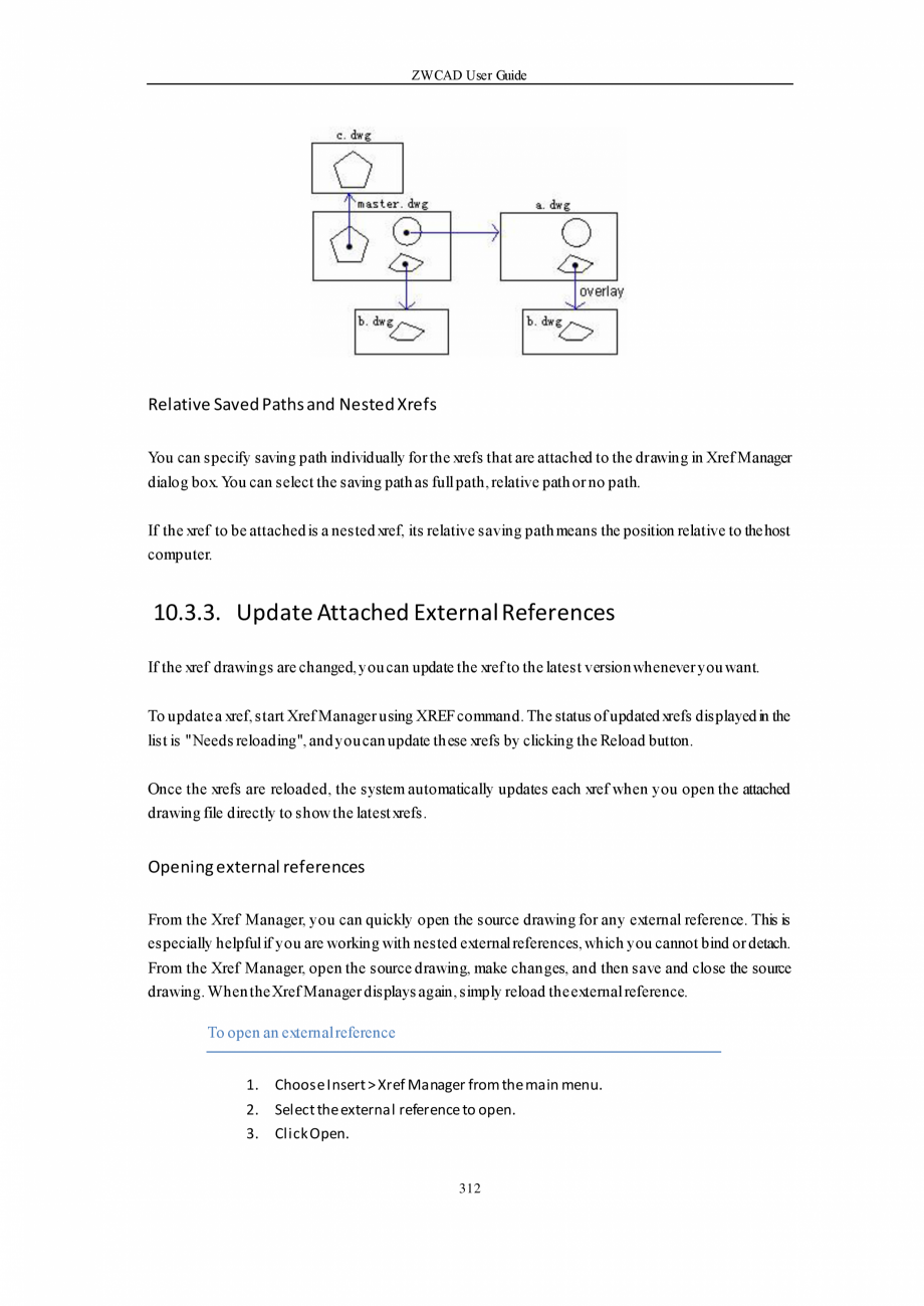 Pagina 312-ZWCAD User Guide manual ZWCAD Standard 2024, Professional 2024 Instructiuni montaj, utilizare...