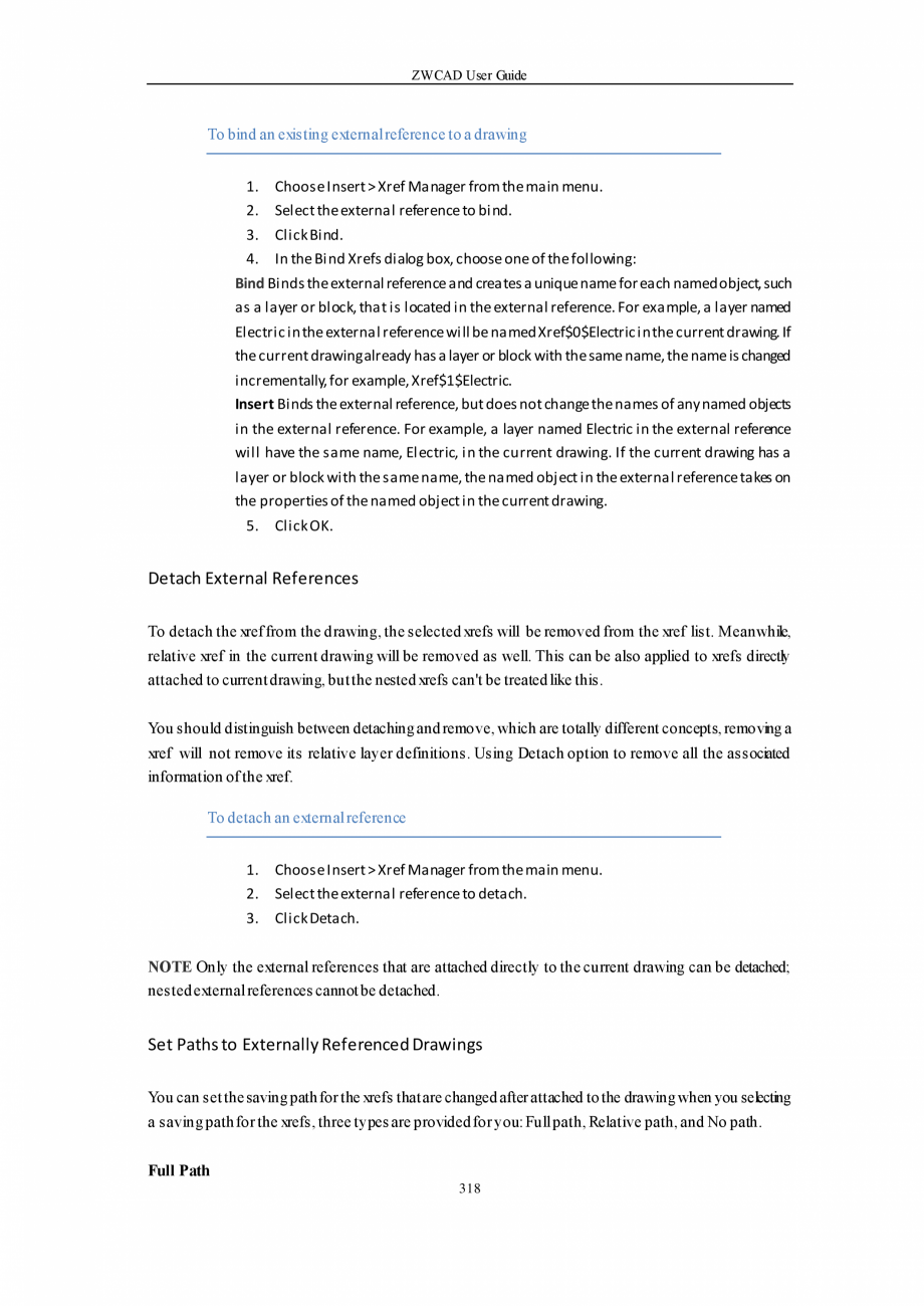 Pagina 318-ZWCAD User Guide manual ZWCAD Standard 2024, Professional 2024 Instructiuni montaj, utilizare...