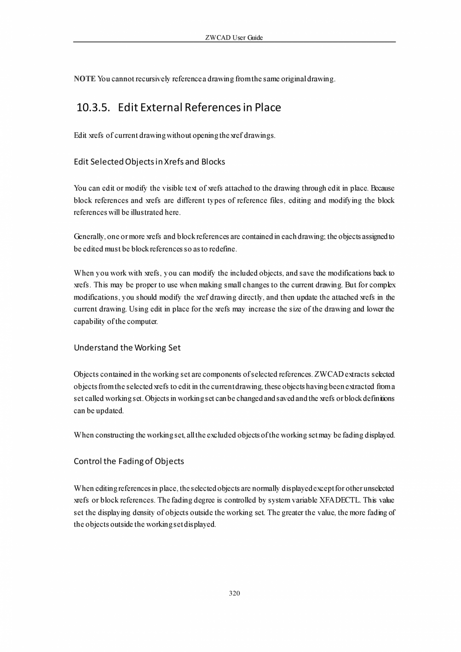 Pagina 320-ZWCAD User Guide manual ZWCAD Standard 2024, Professional 2024 Instructiuni montaj, utilizare...