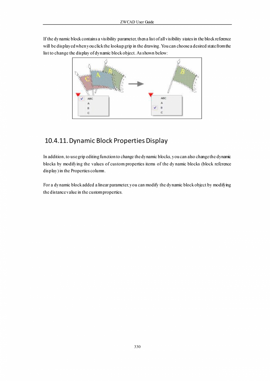 Pagina 330-ZWCAD User Guide manual ZWCAD Standard 2024, Professional 2024 Instructiuni montaj, utilizare...