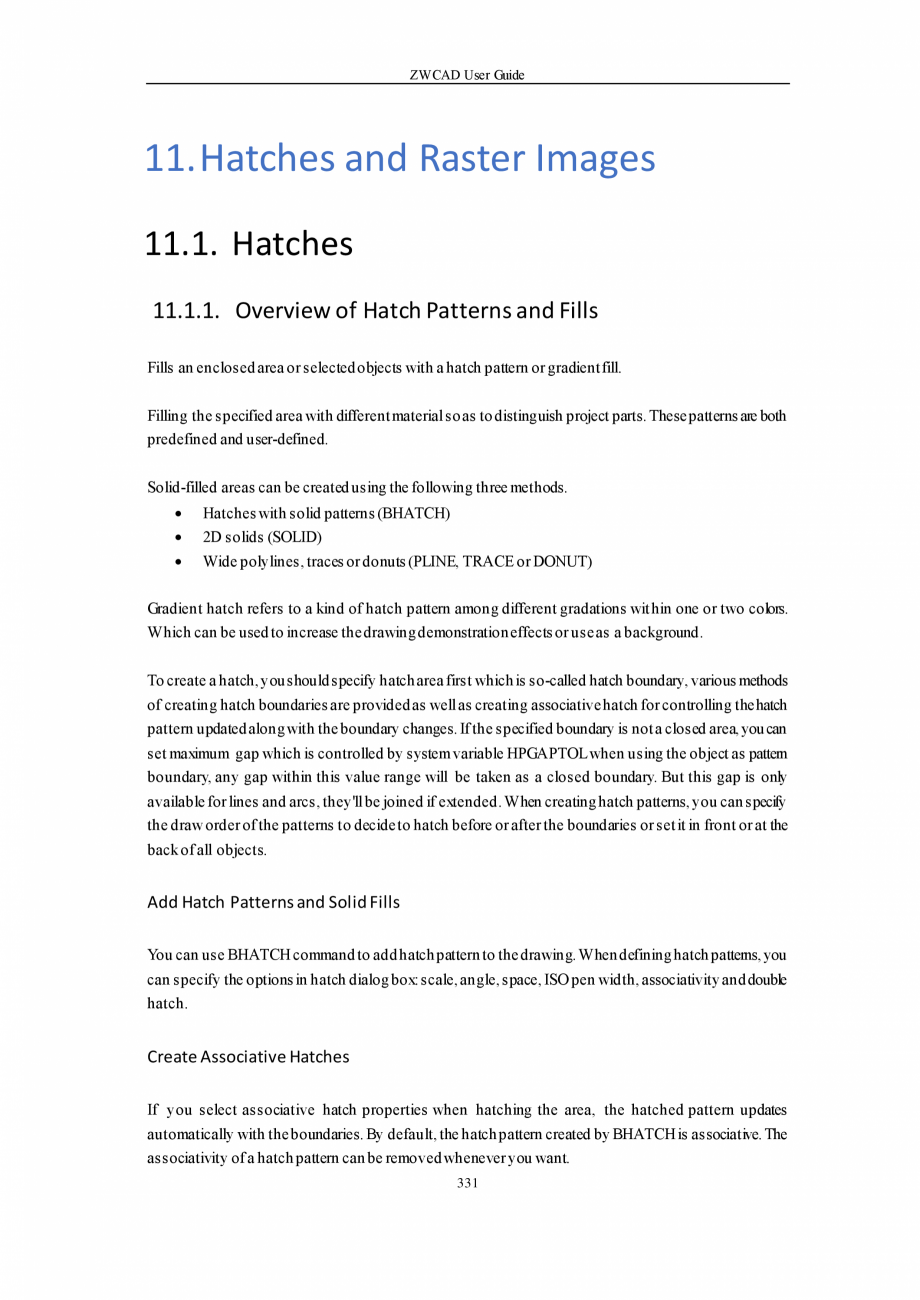 Pagina 331-ZWCAD User Guide manual ZWCAD Standard 2024, Professional 2024 Instructiuni montaj, utilizare...