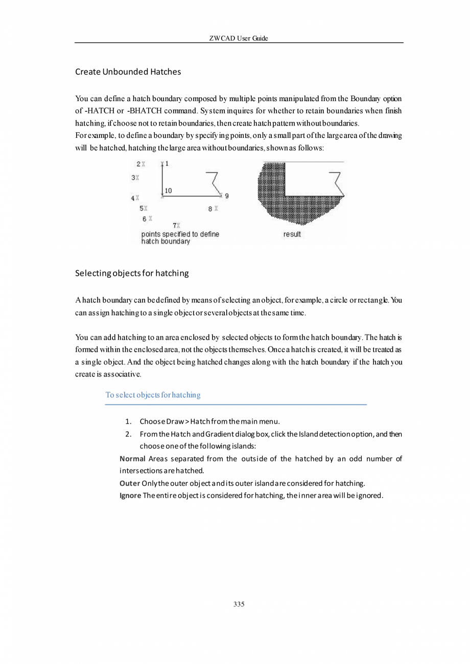 Pagina 335-ZWCAD User Guide manual ZWCAD Standard 2024, Professional 2024 Instructiuni montaj, utilizare...