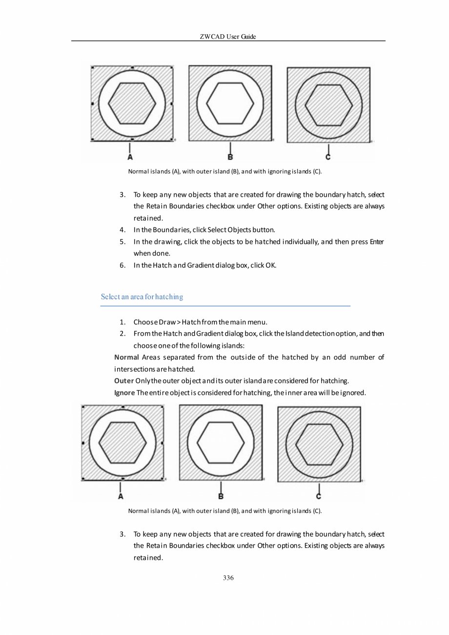 Pagina 336-ZWCAD User Guide manual ZWCAD Standard 2024, Professional 2024 Instructiuni montaj, utilizare...