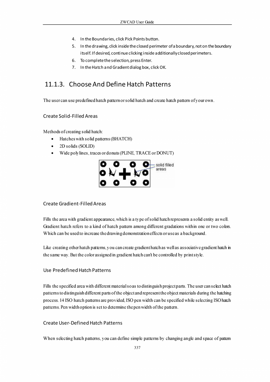 Pagina 337-ZWCAD User Guide manual ZWCAD Standard 2024, Professional 2024 Instructiuni montaj, utilizare...