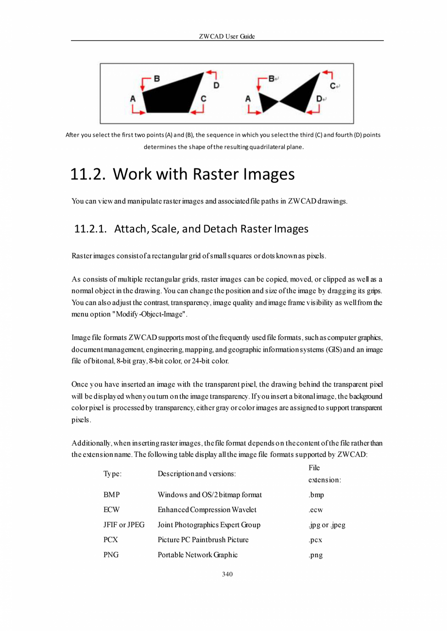 Pagina 340-ZWCAD User Guide manual ZWCAD Standard 2024, Professional 2024 Instructiuni montaj, utilizare...