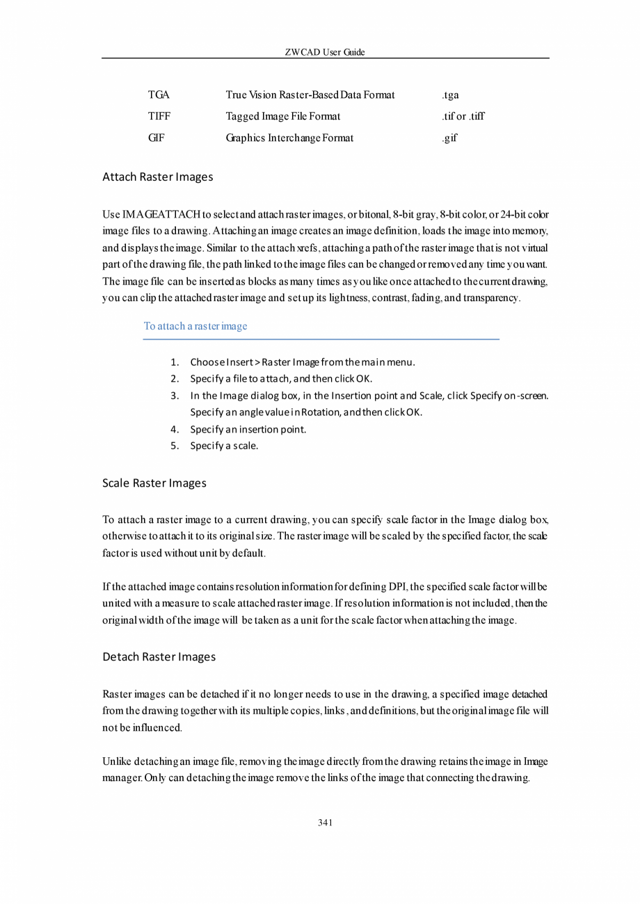 Pagina 341-ZWCAD User Guide manual ZWCAD Standard 2024, Professional 2024 Instructiuni montaj, utilizare...