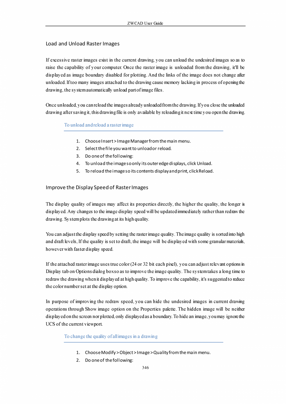 Pagina 346-ZWCAD User Guide manual ZWCAD Standard 2024, Professional 2024 Instructiuni montaj, utilizare...