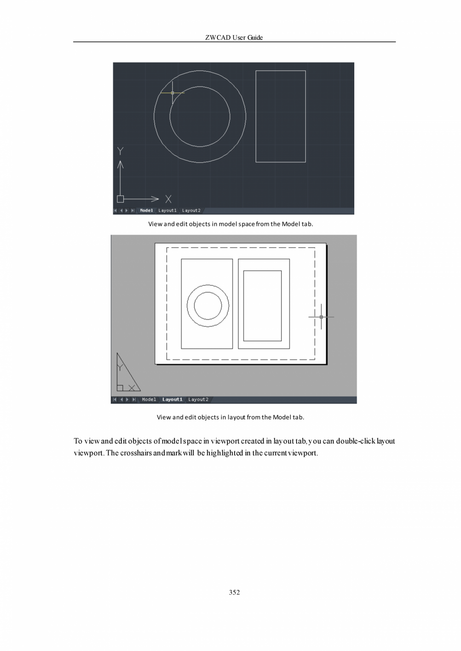 Pagina 352-ZWCAD User Guide manual ZWCAD Standard 2024, Professional 2024 Instructiuni montaj, utilizare...