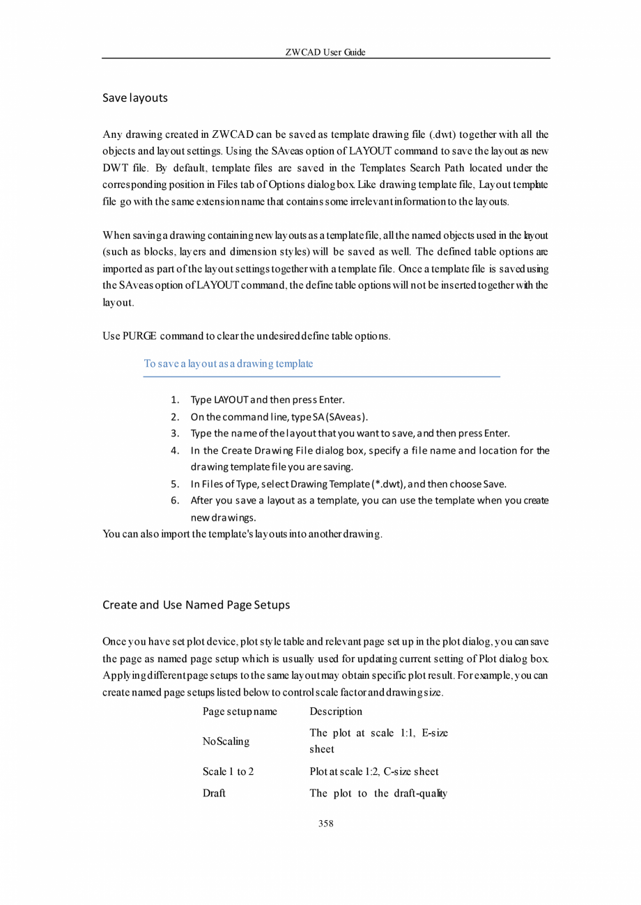 Pagina 358-ZWCAD User Guide manual ZWCAD Standard 2024, Professional 2024 Instructiuni montaj, utilizare...