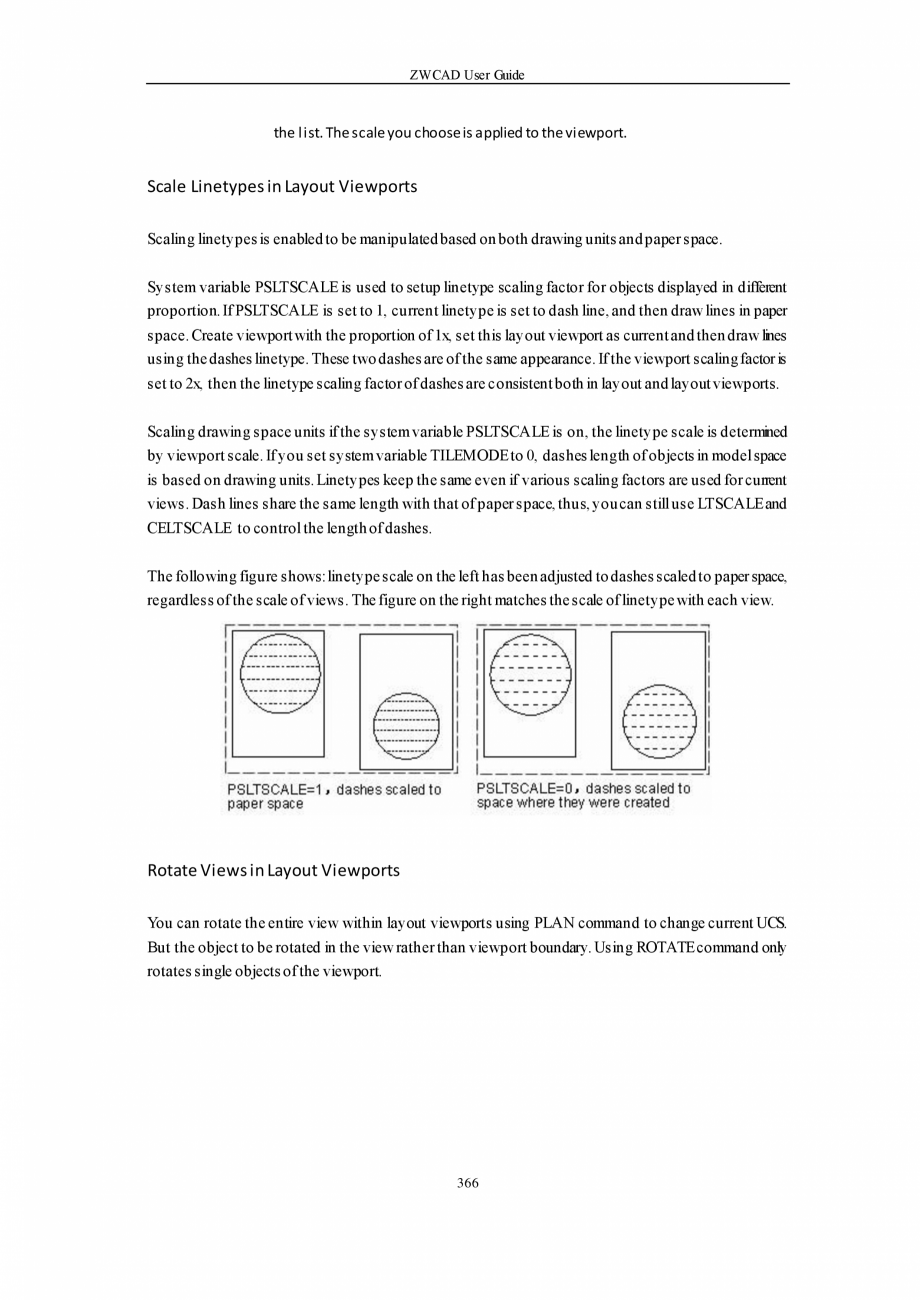 Pagina 366-ZWCAD User Guide manual ZWCAD Standard 2024, Professional 2024 Instructiuni montaj, utilizare...
