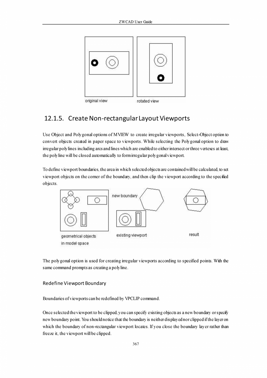 Pagina 367-ZWCAD User Guide manual ZWCAD Standard 2024, Professional 2024 Instructiuni montaj, utilizare...