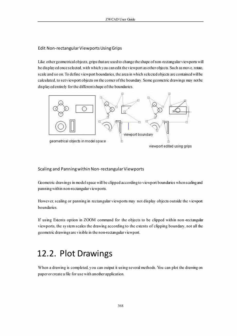 Pagina 368-ZWCAD User Guide manual ZWCAD Standard 2024, Professional 2024 Instructiuni montaj, utilizare...