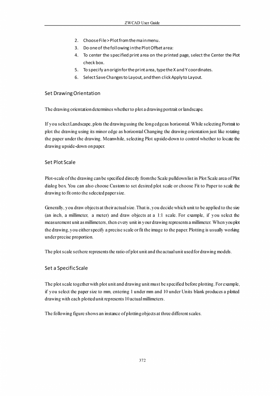 Pagina 372-ZWCAD User Guide manual ZWCAD Standard 2024, Professional 2024 Instructiuni montaj, utilizare...