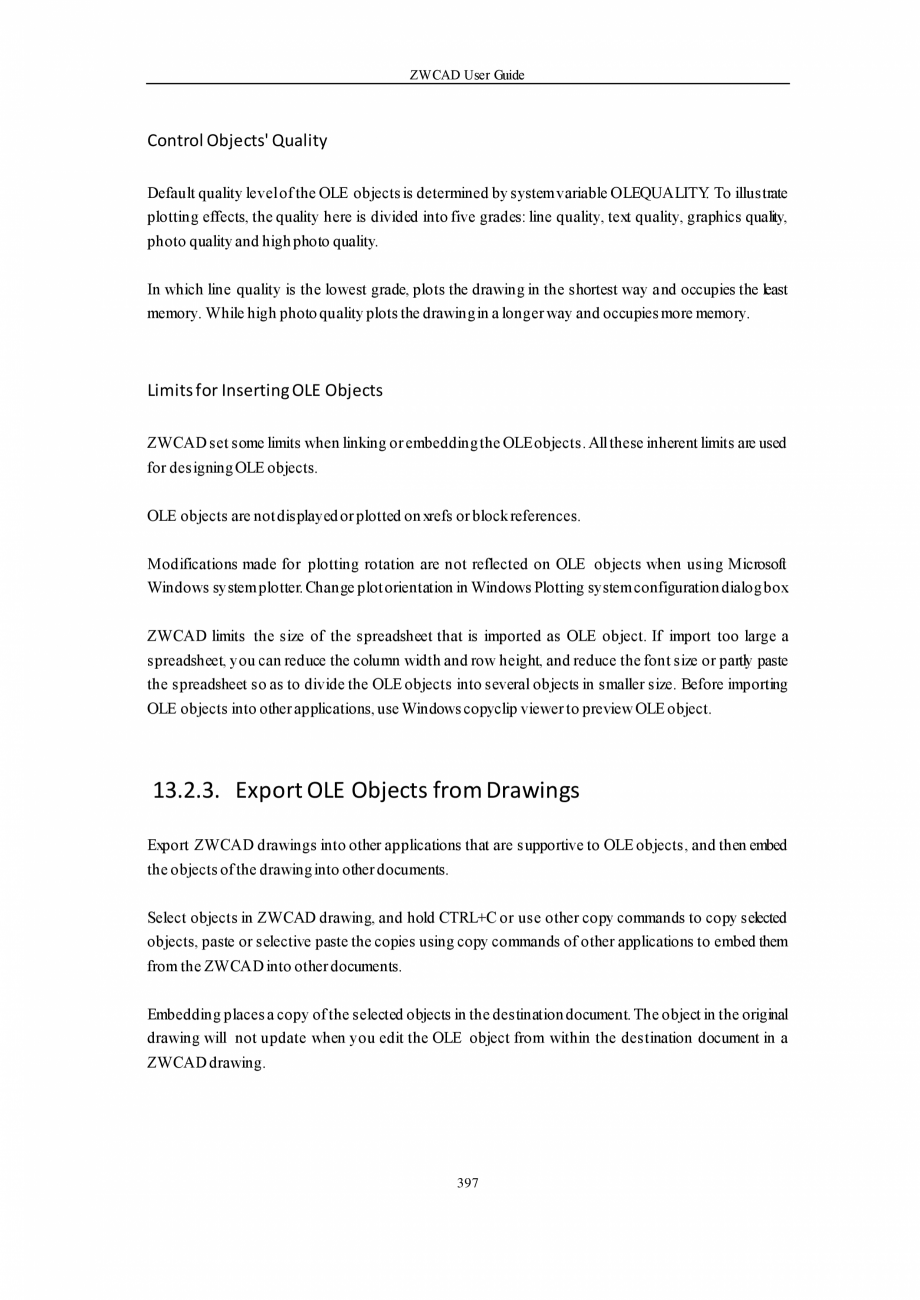 Pagina 397-ZWCAD User Guide manual ZWCAD Standard 2024, Professional 2024 Instructiuni montaj, utilizare...