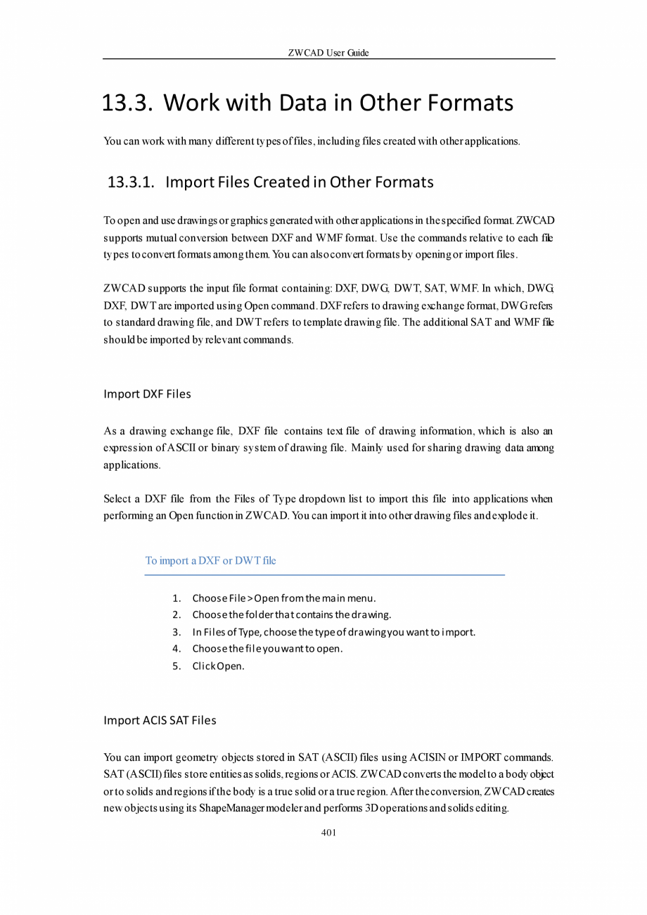 Pagina 401-ZWCAD User Guide manual ZWCAD Standard 2024, Professional 2024 Instructiuni montaj, utilizare...