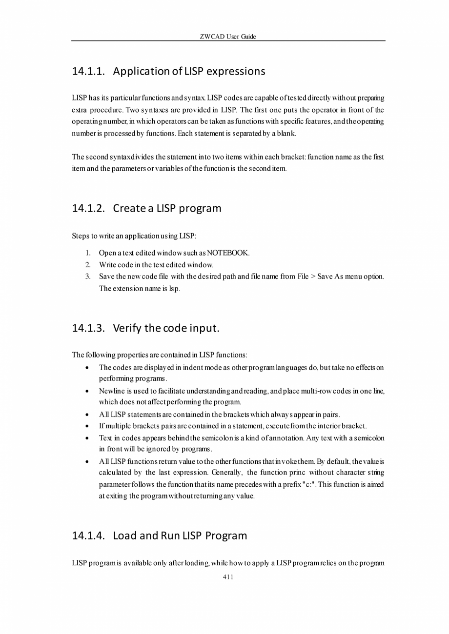 Pagina 411-ZWCAD User Guide manual ZWCAD Standard 2024, Professional 2024 Instructiuni montaj, utilizare...