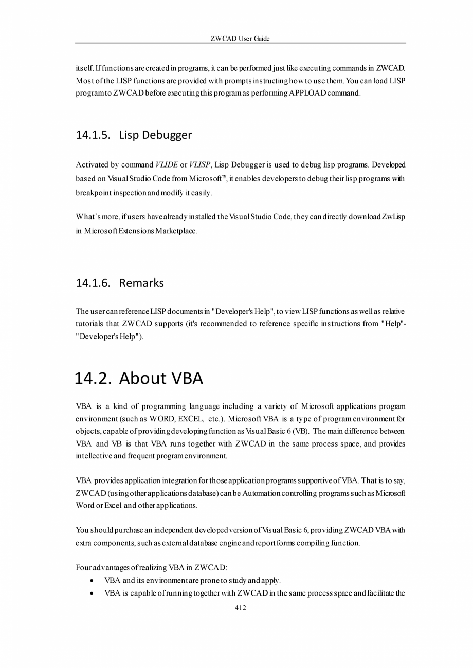 Pagina 412-ZWCAD User Guide manual ZWCAD Standard 2024, Professional 2024 Instructiuni montaj, utilizare...