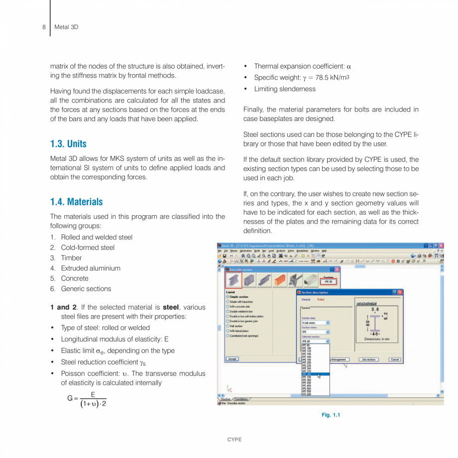Pagina 8-Manual de calcule CYPE CYPE 3D Fisa tehnica Engleza  . . . . . . . . . . . . . . . . . .39
1.13.4.1....