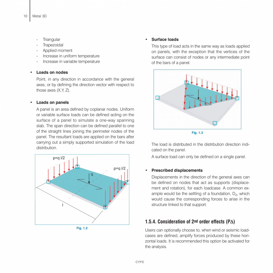 Pagina 10-Manual de calcule CYPE CYPE 3D Fisa tehnica Engleza  any type of structure carrying out all the...