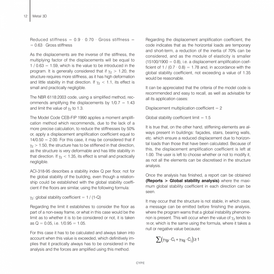 Pagina 12-Manual de calcule CYPE CYPE 3D Fisa tehnica Engleza ressures (characteristic loads)
•...