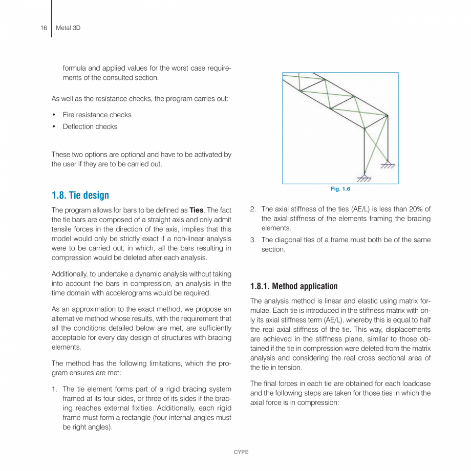 Pagina 16-Manual de calcule CYPE CYPE 3D Fisa tehnica Engleza gory and code have been selected, all the...