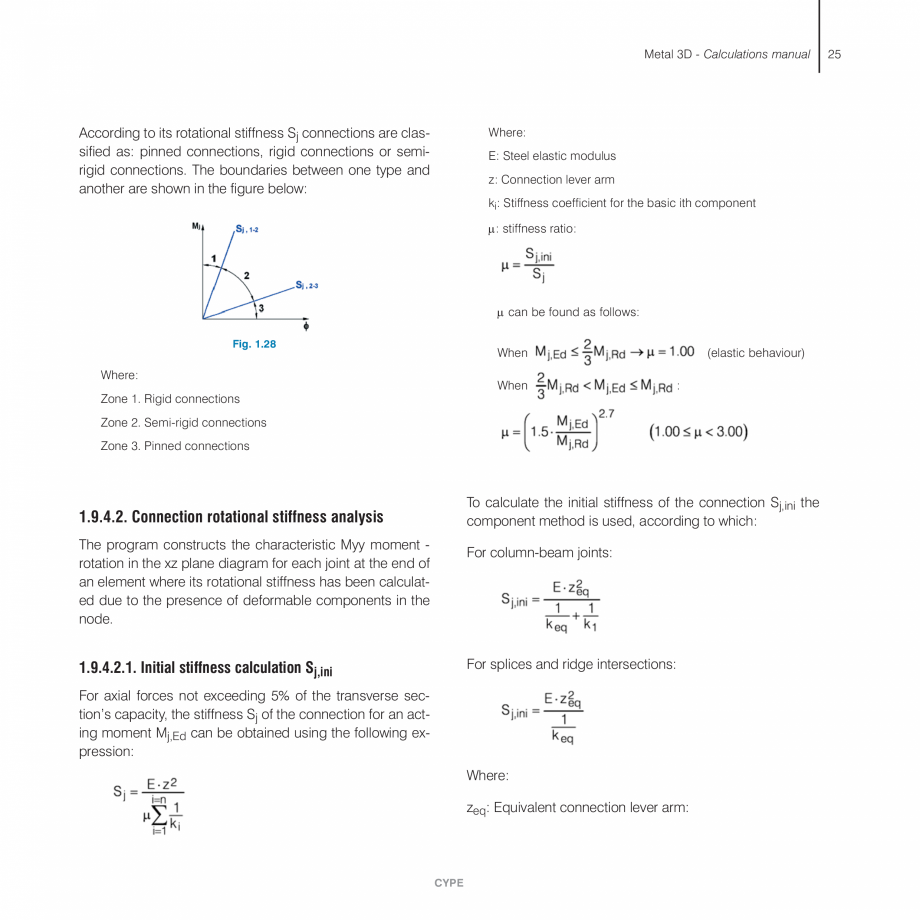 Pagina 25-Manual de calcule CYPE CYPE 3D Fisa tehnica Engleza ded, which definitively implies that it...