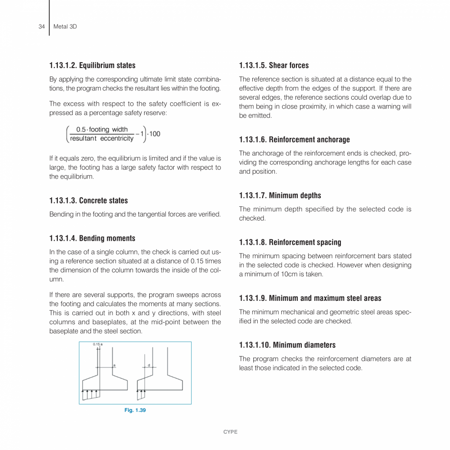 Pagina 34-Manual de calcule CYPE CYPE 3D Fisa tehnica Engleza  must form a rectangle (four internal angles...