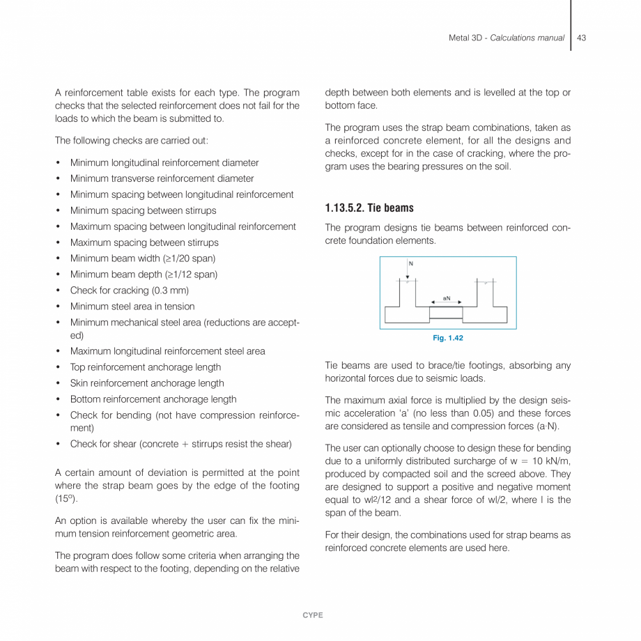 Pagina 43 - Manual de calcule CYPE CYPE 3D Fisa tehnica Engleza 
×
×
×
×
×
×
×
×

×
×
×...