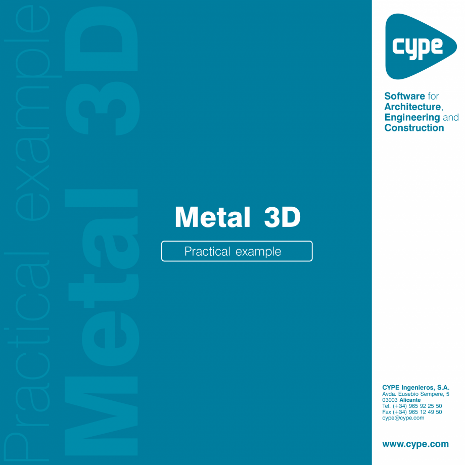 Pagina 1-Exemple practice CYPE CYPE 3D Fisa tehnica Engleza 2

IMPORTANT: PLEASE READ THE FOLLOWING TEXT...