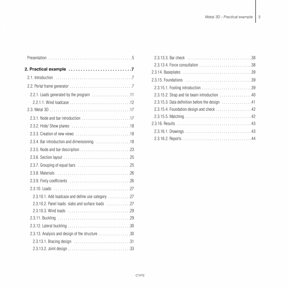 Pagina 2-Exemple practice CYPE CYPE 3D Fisa tehnica Engleza the product to where it was first acquired for a ...