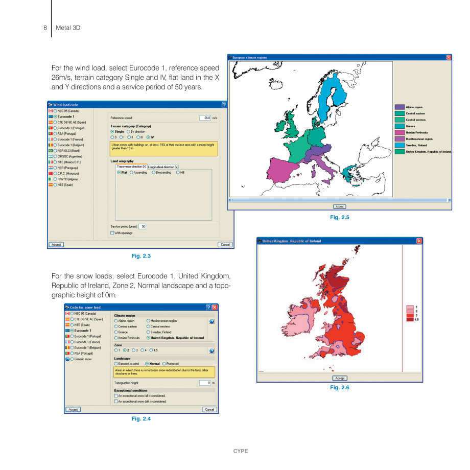 Pagina 7-Exemple practice CYPE CYPE 3D Fisa tehnica Engleza with windows in 2D and 3D in a completely...