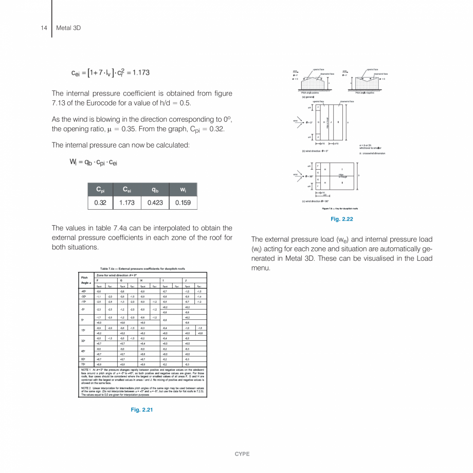 Pagina 13-Exemple practice CYPE CYPE 3D Fisa tehnica Engleza sign option. From the
results, select an IPE 120....