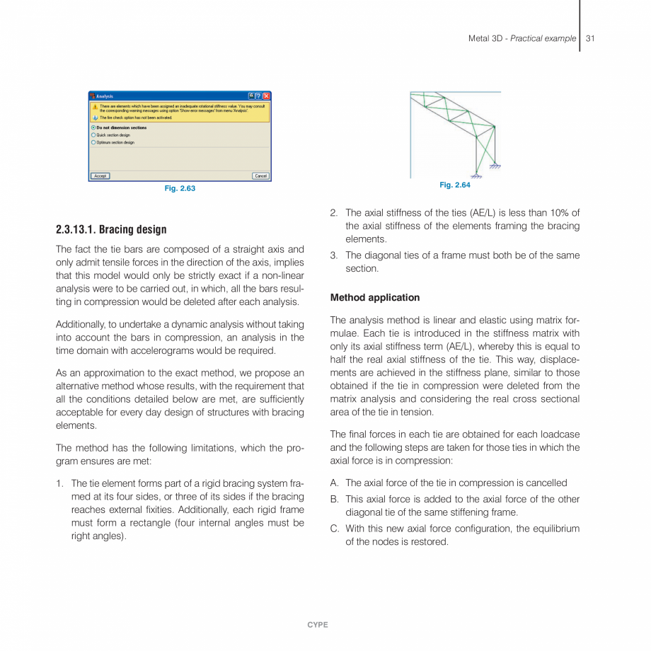 Pagina 31-Exemple practice CYPE CYPE 3D Fisa tehnica Engleza s and design of the structure

Finally, the...
