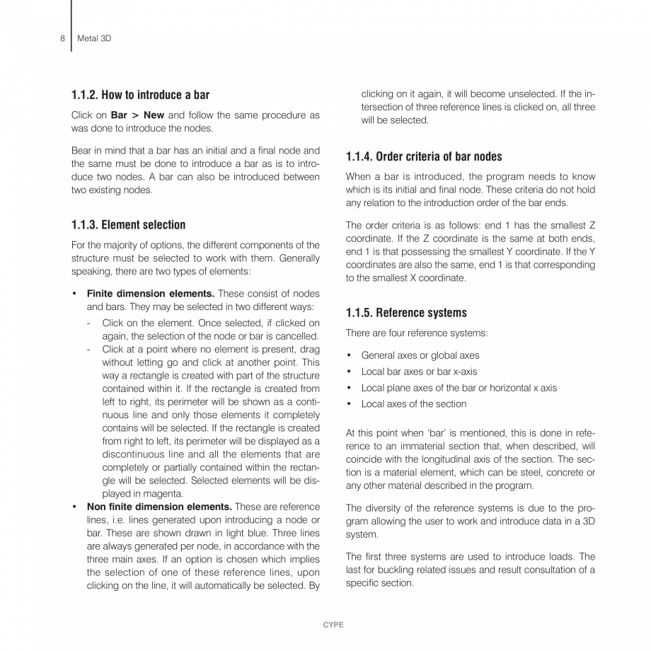 Pagina 8-Manual de utilizare CYPE CYPE 3D Instructiuni montaj, utilizare Engleza 
Thanks to the generation of...