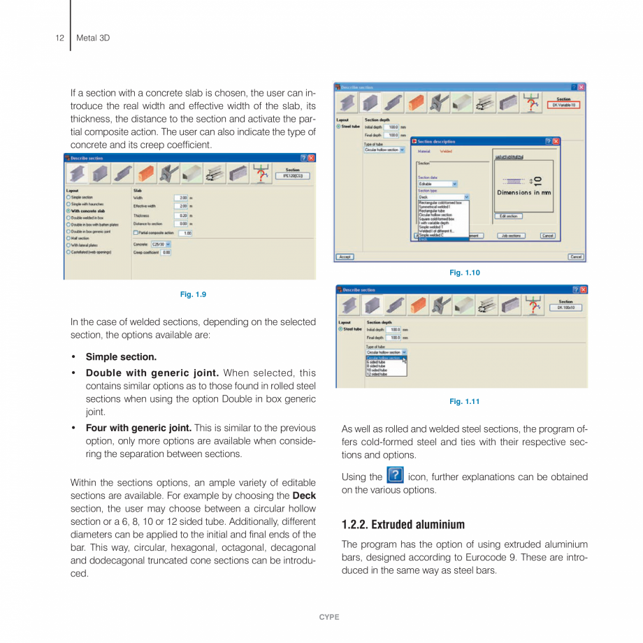 Pagina 12-Manual de utilizare CYPE CYPE 3D Instructiuni montaj, utilizare Engleza a rectangle is created with ...